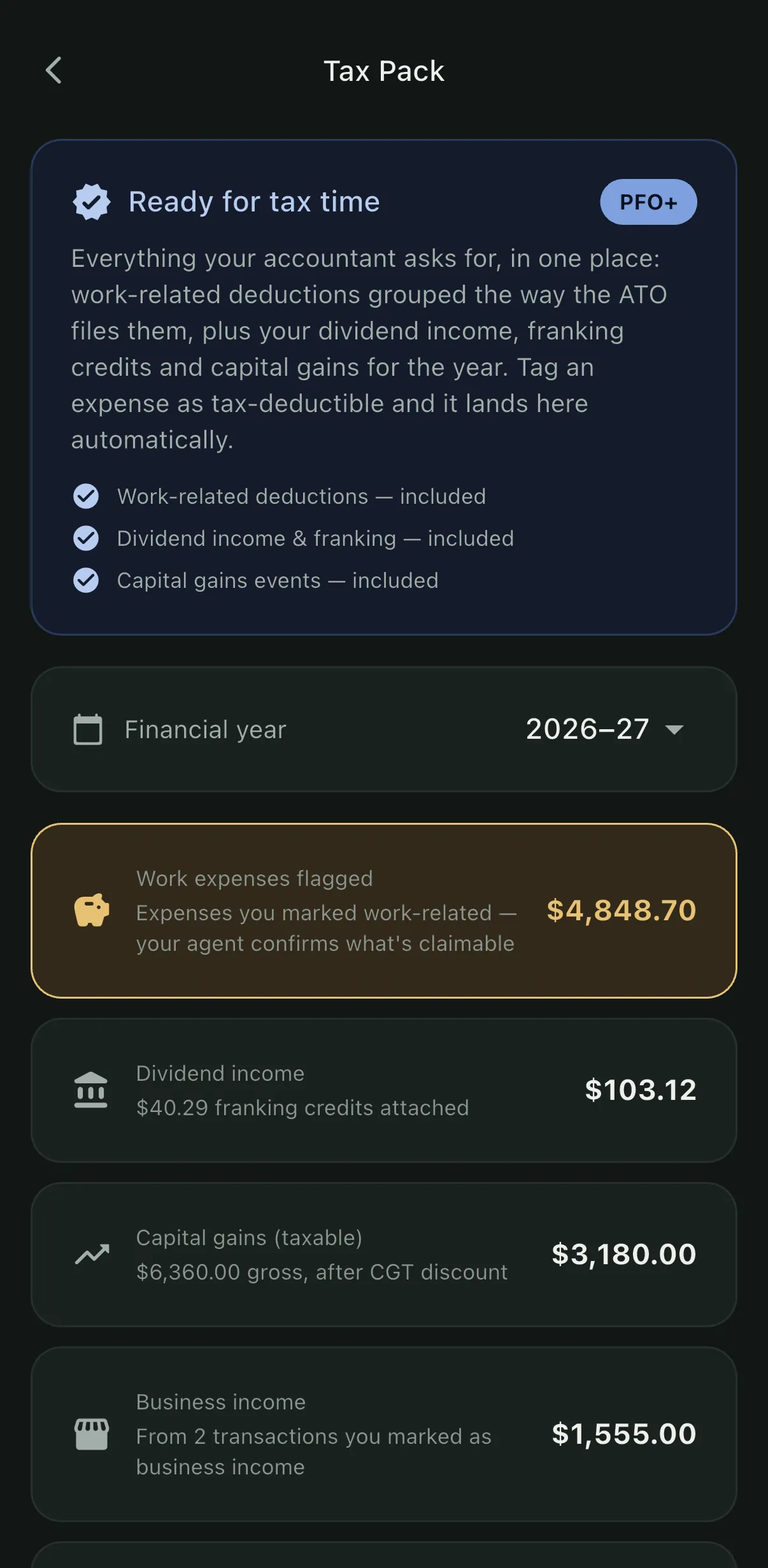 Tax Pack